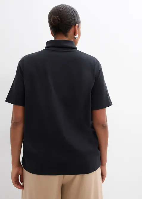 Rollkragenshirt aus reiner Bio-Baumwolle, bonprix