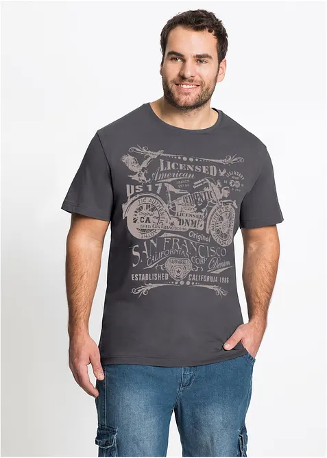 T-Shirt aus reiner Baumwolle, bonprix