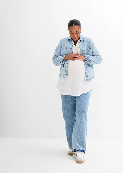 Umstandsbluse aus Baumwoll-Musselin, bonprix