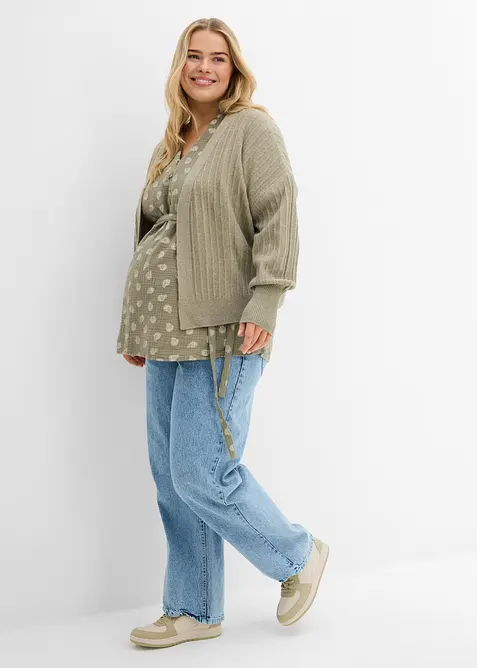 Umstands- und Stillbluse aus reinem Baumwoll-Musselin, bonprix