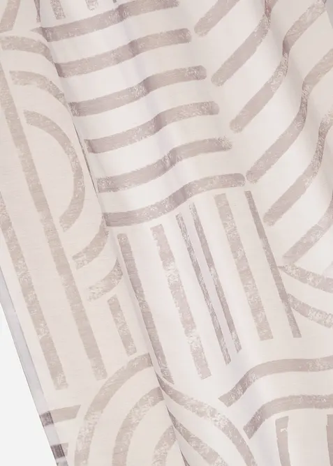 Gardine mit grafischem Druck (1er Pack), bonprix