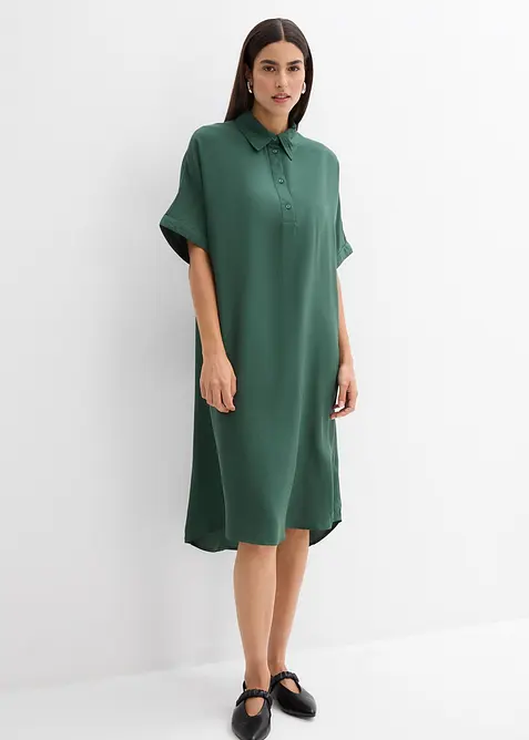 Blusenkleid aus feiner Viskose, bonprix