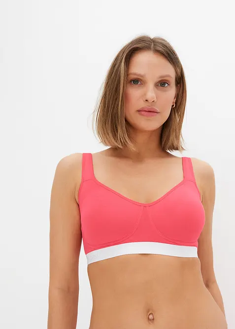 Lot de 2 soutiens-gorge coton sans armatures, bonprix