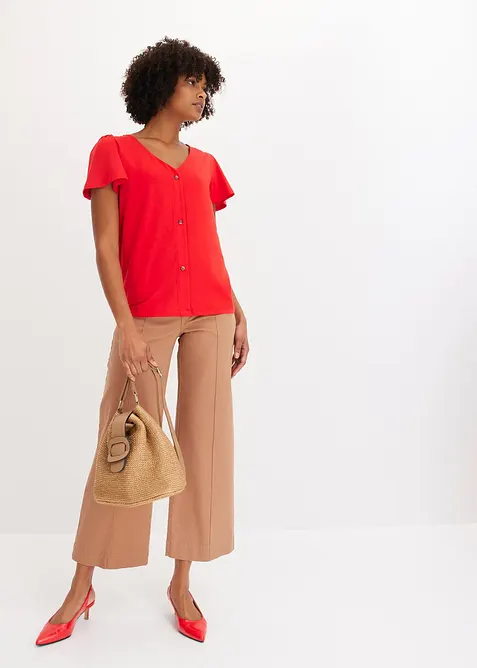 T-shirt boutonn&eacute;, bonprix