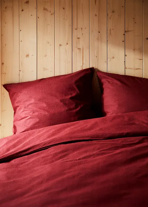 Parure de lit aspect lin, bonprix