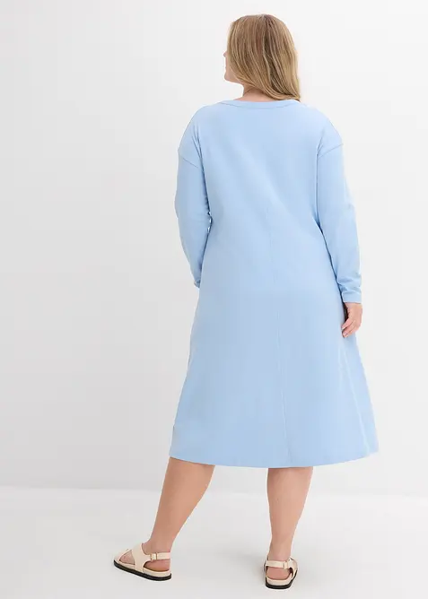Jerseykleid aus reiner schwerer Bio-Baumwolle, bonprix