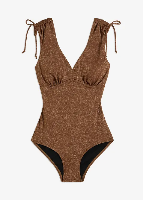 Light Shape-Badeanzug aus glitzerndem Material, bonprix
