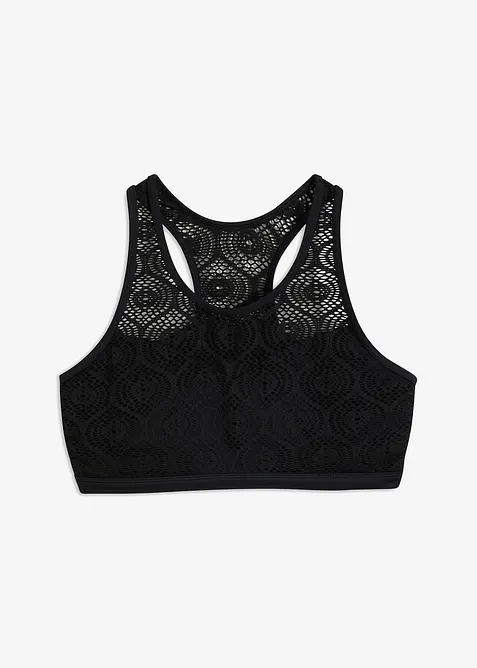 Bustier-Bikinioberteil mit Spitze, bonprix