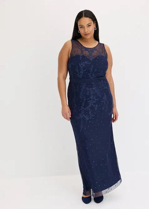 Robe en dentelle avec broderie, bonprix