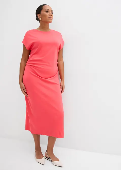 Midikleid aus softem Punto-di-Roma, bonprix