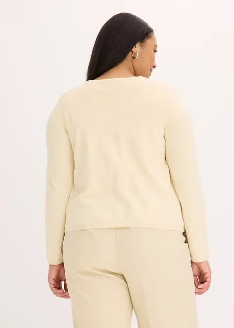 Schlichte Feinstrickjacke, bonprix