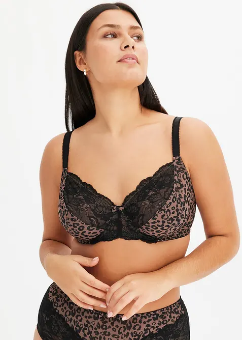 Soutien-gorge &agrave; armatures avec dentelle, bonprix