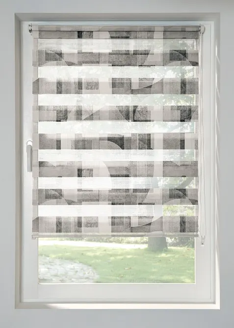 Store enrouleur double à imprimé graphique, bonprix