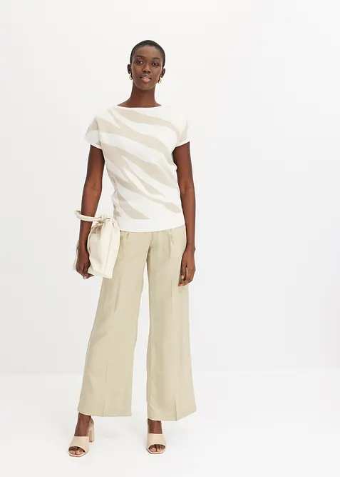 Feinstrickpullover mit Glitzergarn, bonprix