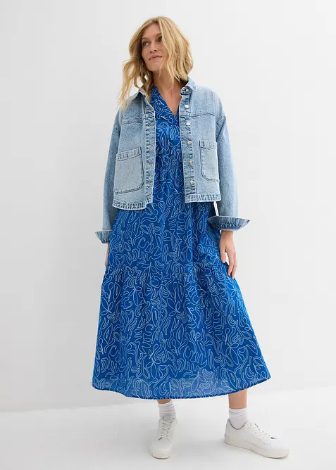 Robe midi ample, 100% coton, bonprix