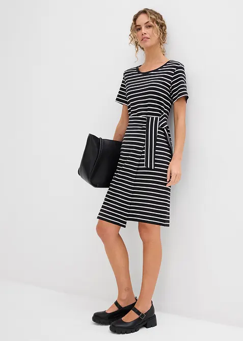 Jerseykleid aus reiner Baumwolle, bonprix