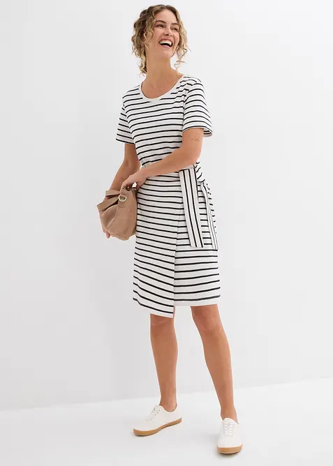 Jerseykleid aus reiner Baumwolle, bonprix