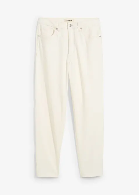 Mom-Jeans High Waist, Low Stretch cropped, bonprix