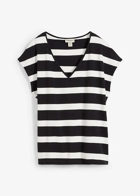 T-shirt ray&eacute; en maille, bonprix