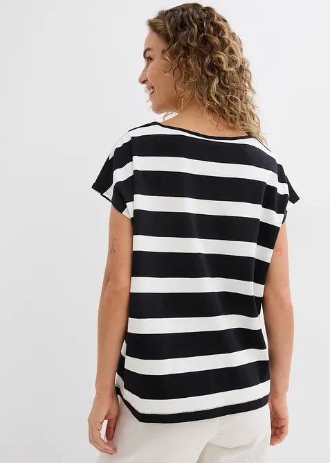 T-shirt ray&eacute; en maille, bonprix