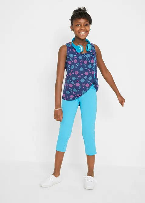 Lot de 2 tops en coton extensible, bonprix