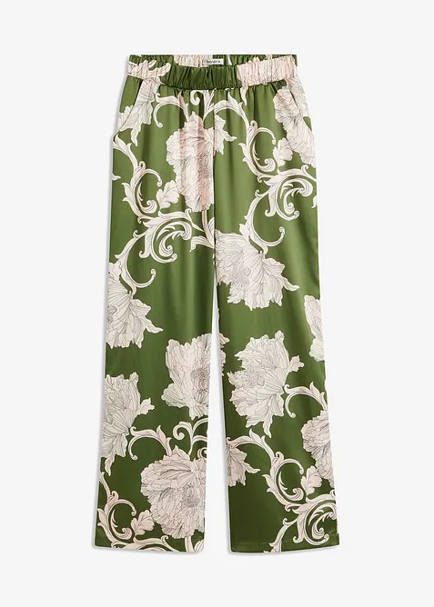 Palazzo-Hose aus fließendem Satin, bonprix