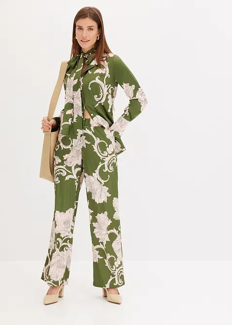 Palazzo-Hose aus fließendem Satin, bonprix