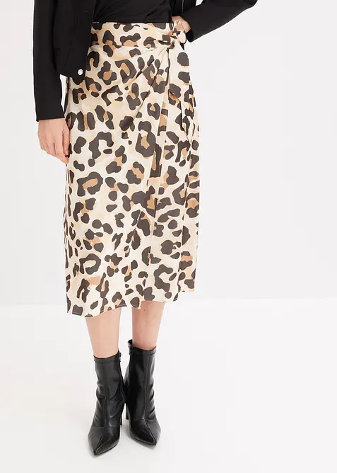 Wickelrock aus feinem Viskose-Mix, bonprix