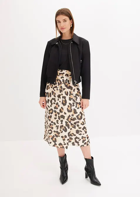 Wickelrock aus feinem Viskose-Mix, bonprix