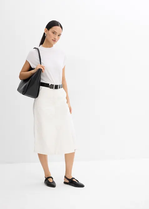 Hosenrock aus elastischem Baumwoll-Mix, bonprix