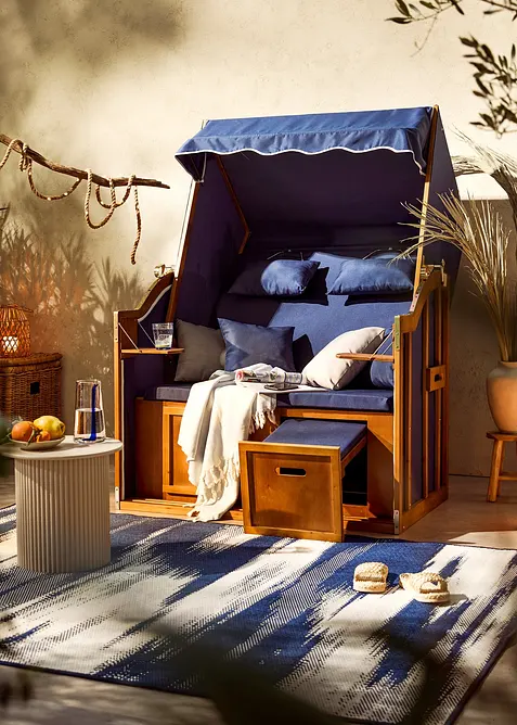 Tapis intérieur et extérieur réversible motif graphique, bonprix