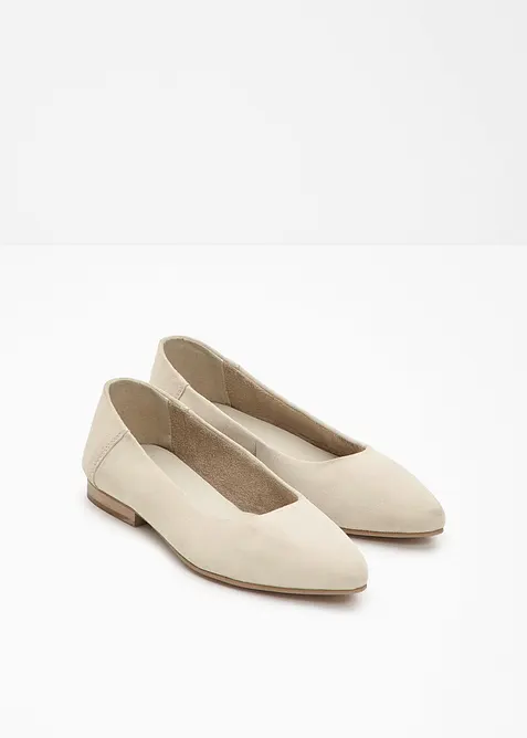 Ballerinas aus Leder, bonprix