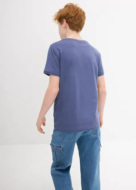 Lot de 2 T-shirts 100% coton, bonprix