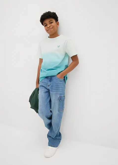 T-shirt 100% coton avec dégradé de couleur, bonprix