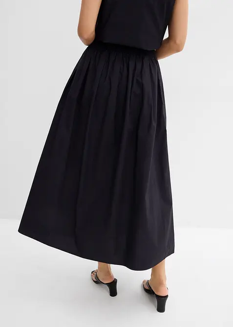 Midirock  aus reiner Baumwolle, bonprix