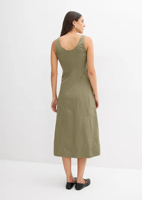 Midikleid mit vertikalen Nähten, bonprix