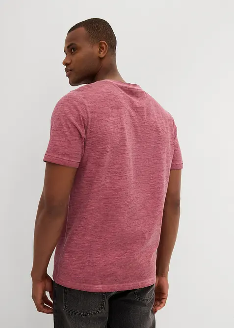 T-shirt aspect d&eacute;lav&eacute; en coton, bonprix