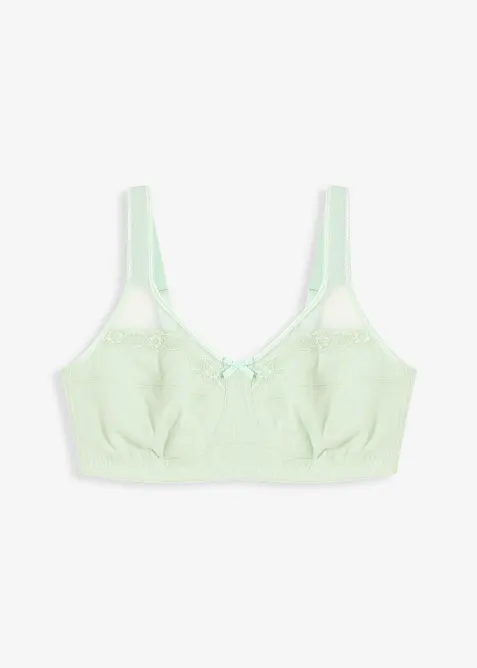 Soutien-gorge coton grand maintien sans armatures, bonprix