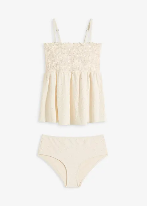 Gesmokter Tankini (2-tlg.Set), bonprix