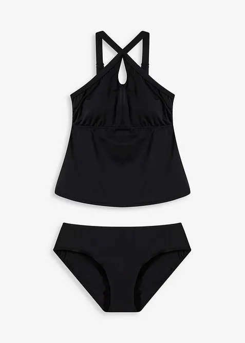 Tankini (2-tlg.Set) mit gekreuzten Trägern, bonprix
