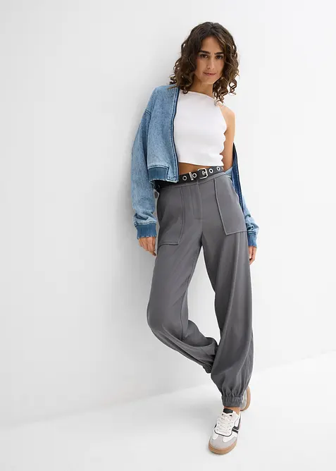 Ripp-Top aus reiner Bio-Baumwolle, bonprix