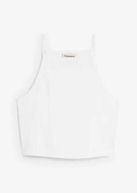 Ripp-Top aus reiner Bio-Baumwolle, bonprix