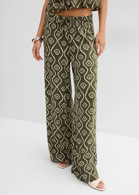 Schlupfhose aus  fließender Viskose, bonprix