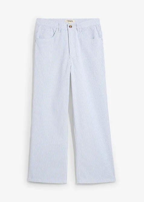 Jean large taille haute, cropped, bonprix