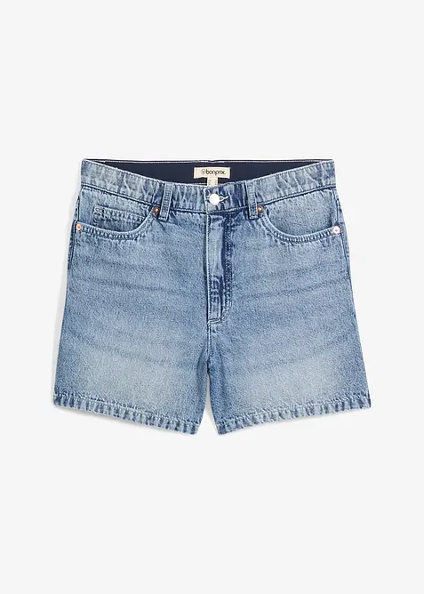 Jeans-Shorts High Waist, Low Stretch, bonprix