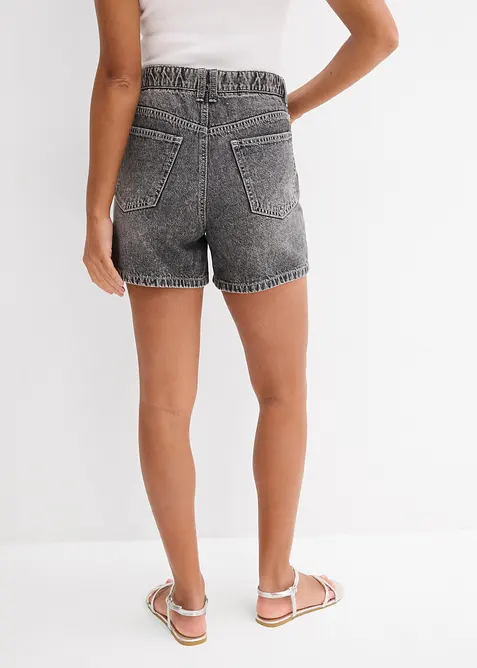 Jeans-Shorts High Waist, Low Stretch, bonprix