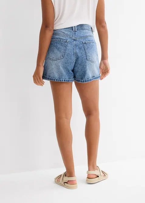 Jeans-Shorts High Waist, Low Stretch, bonprix