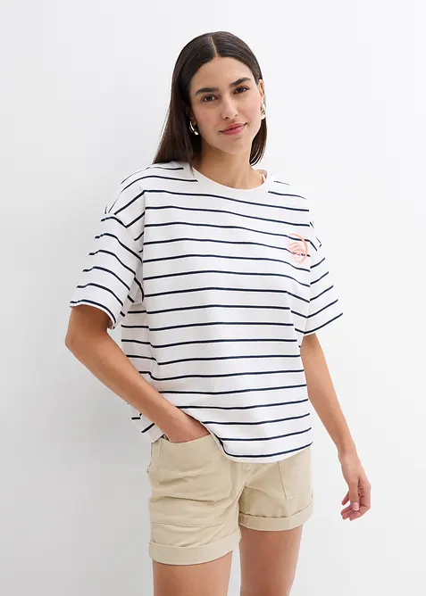 Sweatshirt aus weichem Baumwoll-Mix, bonprix