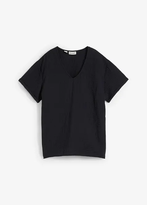Shirt-Tunika aus softem Musselin, bonprix