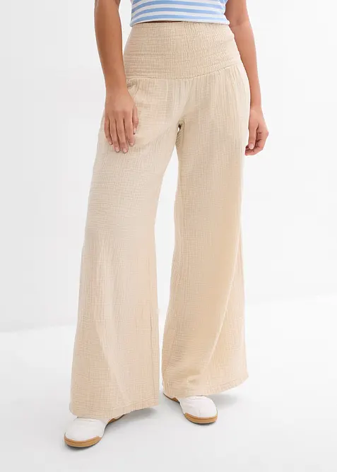 Palazzo-Hose aus Musselin, bonprix